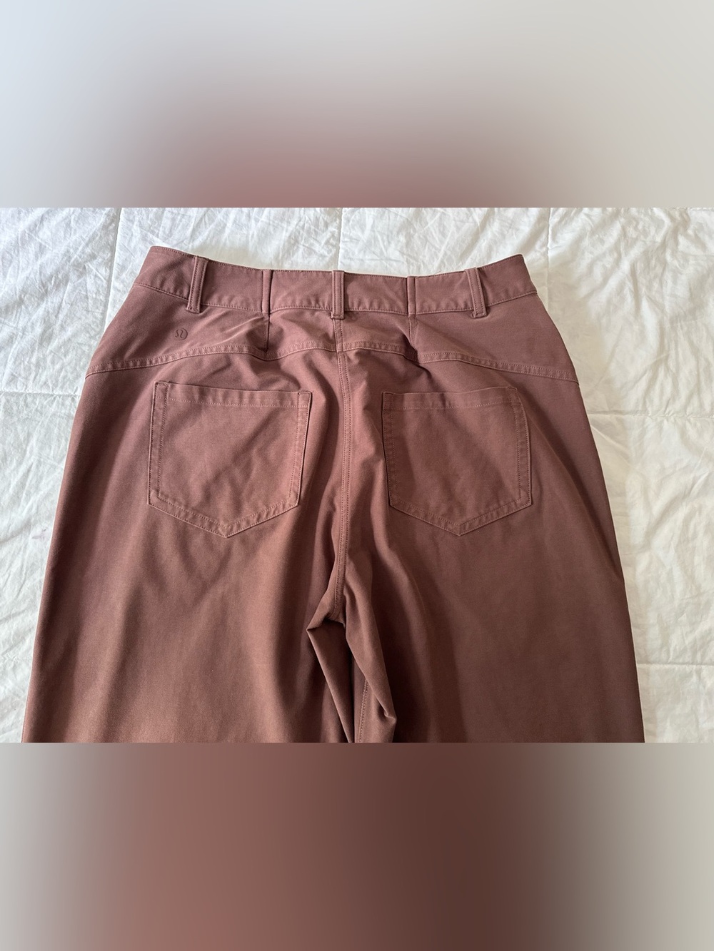Lululemon City Sleek 5 Pocket High-Rise Wide-Leg Pant Full Length Dark Oxide 32 - Picture 11 of 11